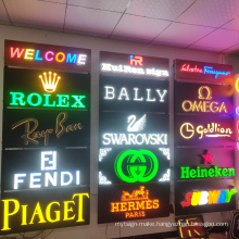 Custom 3D  Shop Name Board Designs Light for Advertising Indoor and Outdoor LED  Letter Sign